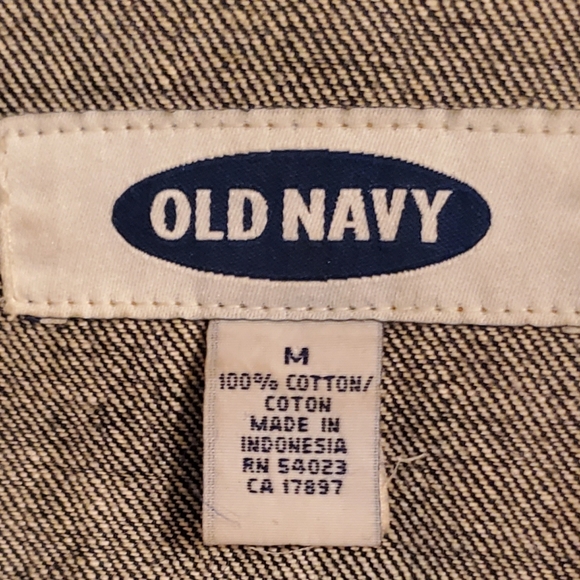 OLD Navy Denium Peacoat size Medium womens. - Picture 6 of 7